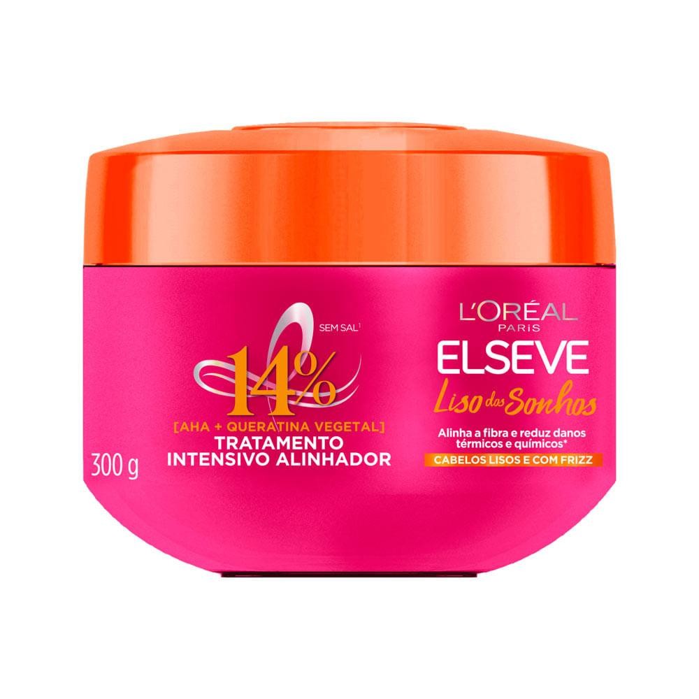 Creme Para Tratamento Elseve 300g Liso Dos Sonho 14% em Oferta na Shopee
