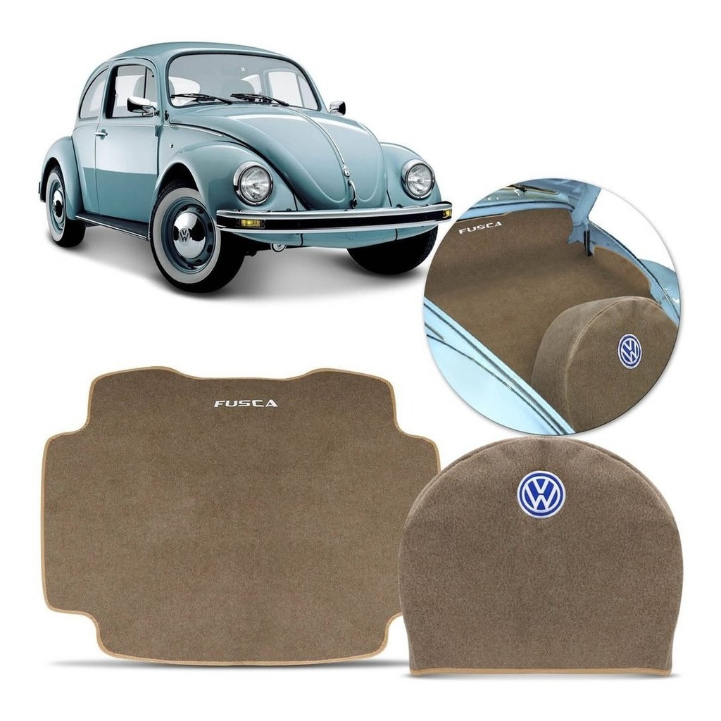 Tapete Porta Mala Fusca 1970 Até 1995 Capa Estepe Forro Capô