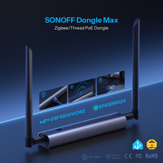 SONOFF Dongle-M Max Zigbee/Thread PoE Chipset De Alto Desempenho Antena Dupla Suporta Ethernet , Wi-Fi , Conexão USB Ger em Oferta na Shopee