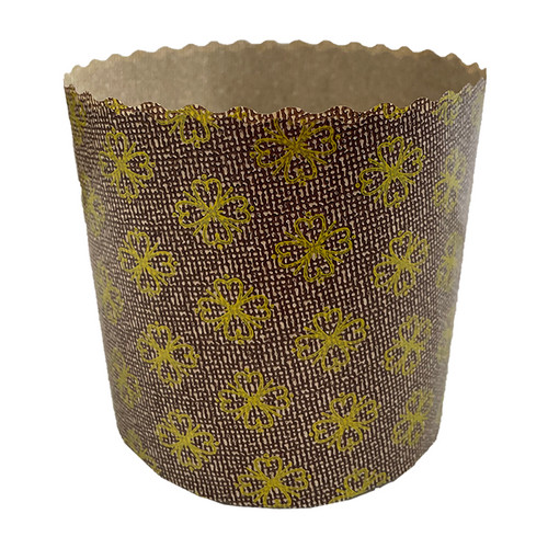 Forma Panetone Marrom 250g 90X90mm 10 Unidades ULTRAFEST em Oferta na Shopee