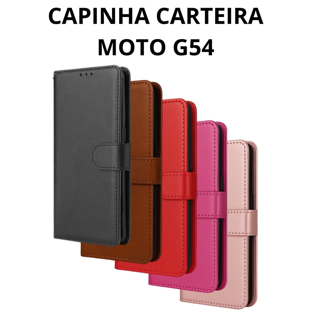 Capa Capinha Carteira Para Motorola Moto G54