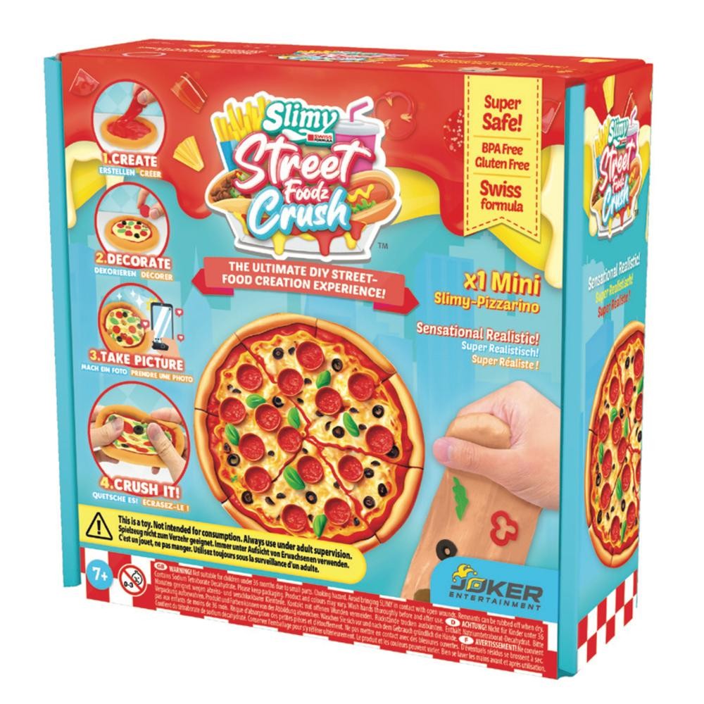 Mini Kit de Slime de Pizza Slimy DIY Street Food Crush em Oferta na Shopee