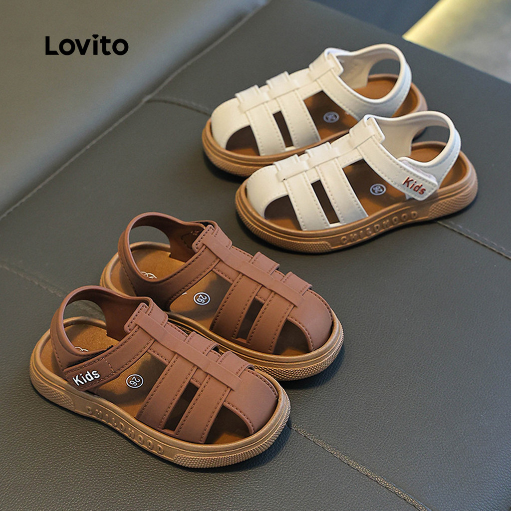 Lovito Kids Sandálias Casuais Romanas para Menina LFA97097 em Oferta na Shopee