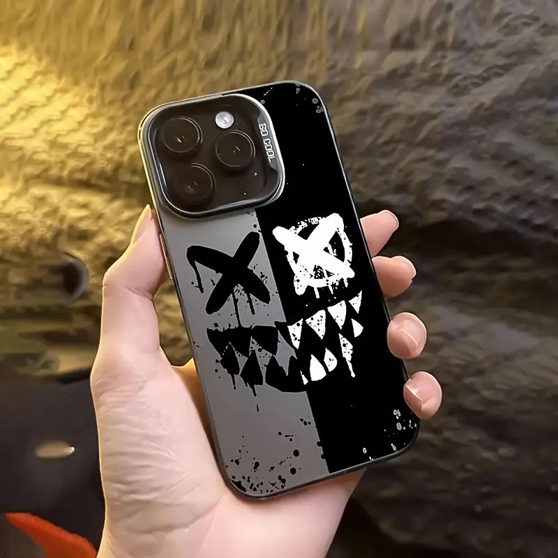 Capinha Capa para moto E22 E40 G14 G10 G20 G30 G22 G24 G34 G52 G54 G60 G84 Graffiti Preto acrílico anti-impacto