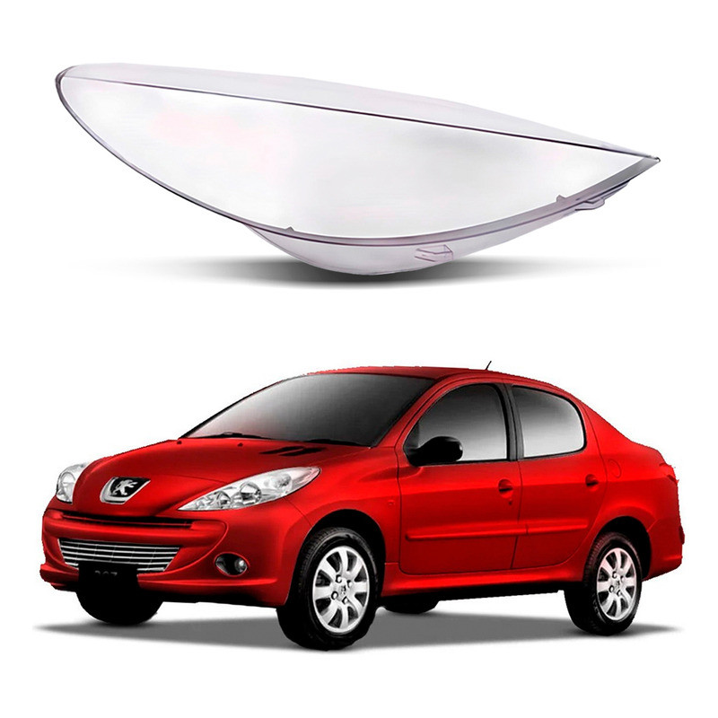 Lente Do Farol Direito 207 Passion 1.4 1.6 2008 A 2015 em Oferta na Shopee