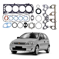 Jogo Junta Cabeçote Metal Chevrolet Corsa 1.8 2002 A 2009