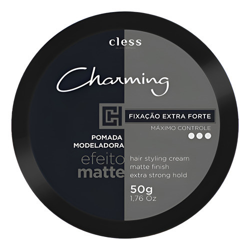 Cera tipo Pomada Modeladora Cless Charming Extra Forte Efeito Matte