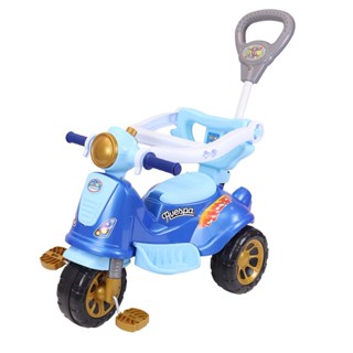 TRICICLO AVESPA - AZUL WHEELS em Oferta na Shopee