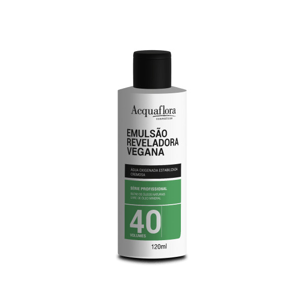 Água Oxigenada Acquaflora Vegana 40vol 120ml