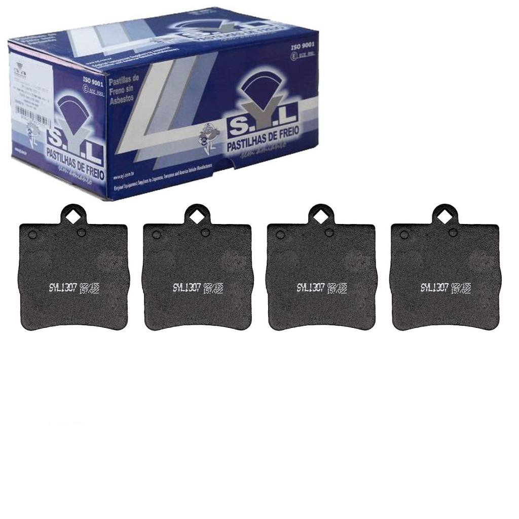 Pastilha De Freio Traseira C180 2002 A 2006 / C280 1997 A 2000 / E200 1996 A 2001 / Slk200 2011 A 2017