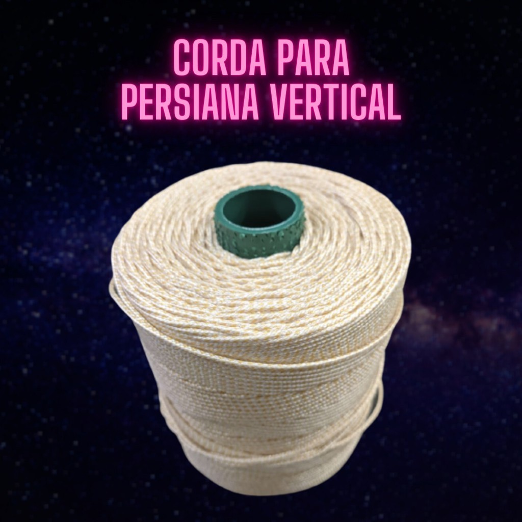 Rolo carretel 25 Metros De Corda Persiana Vertical 2mm Bege Mesclada mecanismo do comando da persiana fio cordão