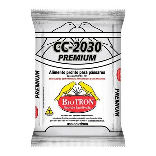 Cc 2030 Premium 1kg - Biotron - Farinhada Para Aves em Oferta na Shopee