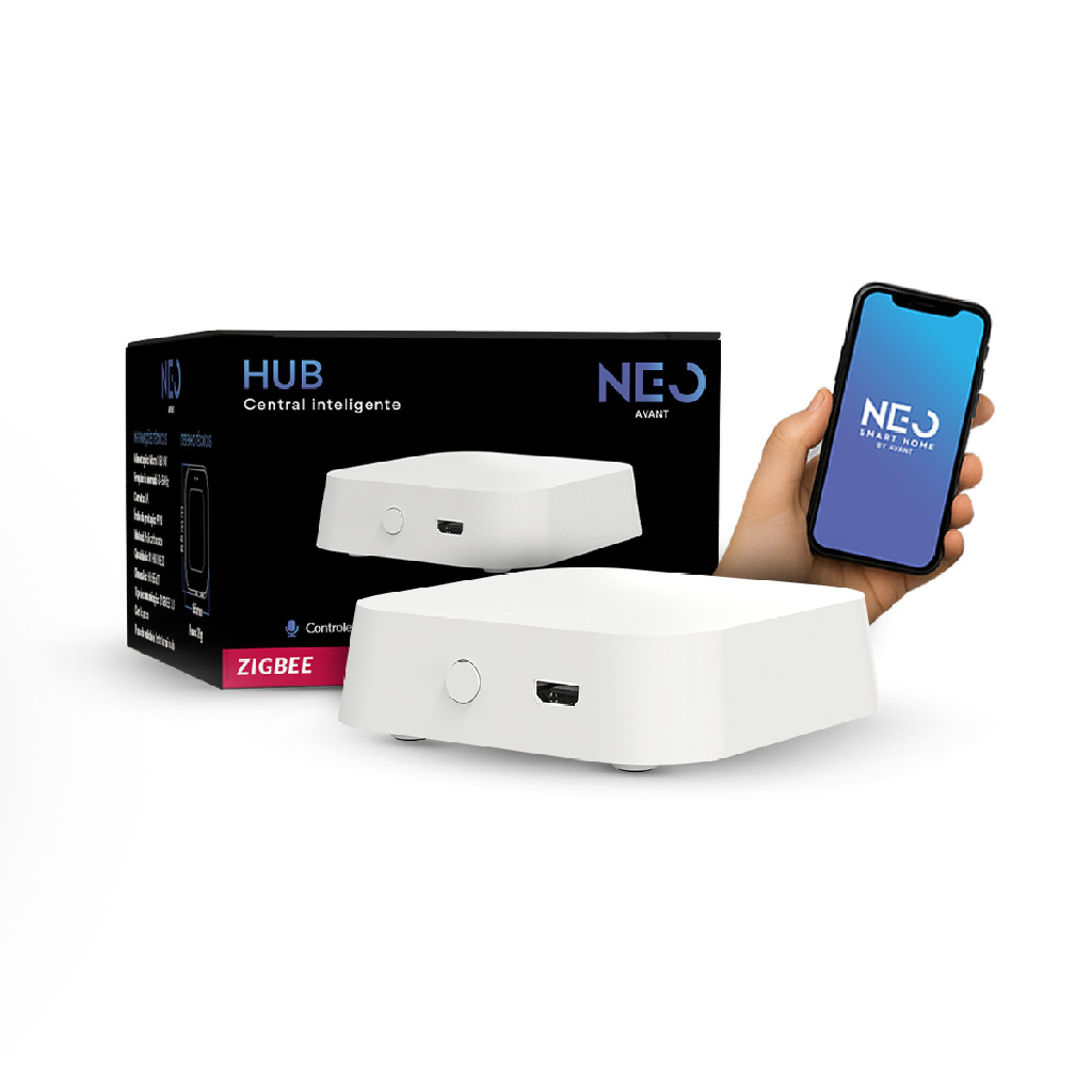 Hub Zigbee Sem Fio Central Inteligente Tuya Smart Life Alexa Google Cod: 291990707 Neo Avant em Oferta na Shopee