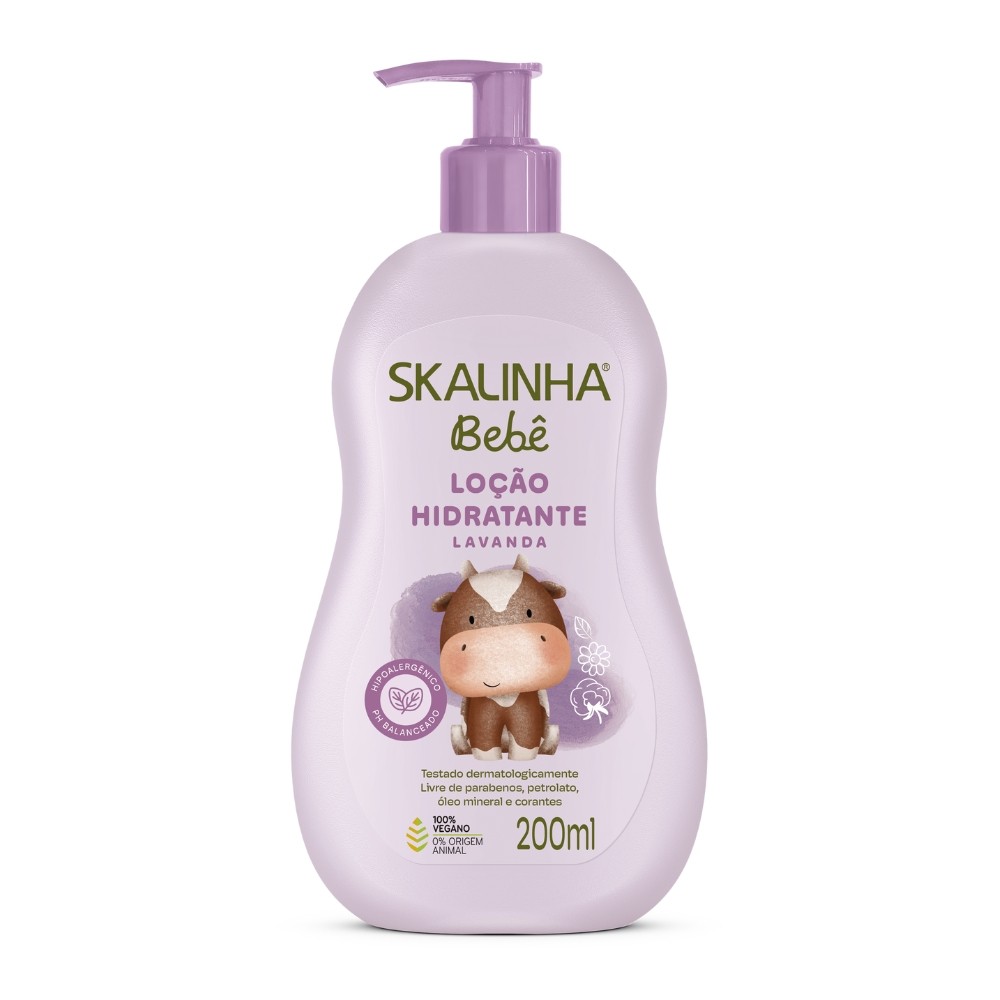 Loção Hidratante Bebê Infantil Lavanda Vegano Skala 200ml em Oferta na Shopee