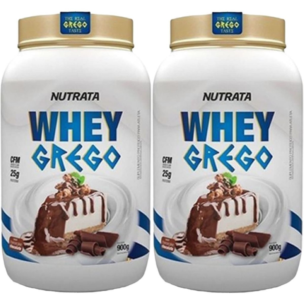 Kit 2X Whey Grego - 900g Cheesecake de Chocolate - Nutrata