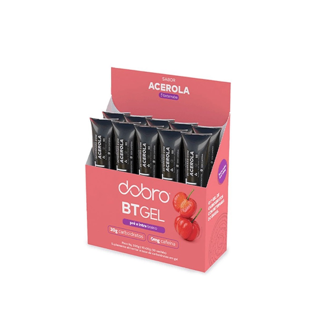 BT Gel - 10 Sachês 30g Acerola com Beterraba - Dobro em Oferta na Shopee