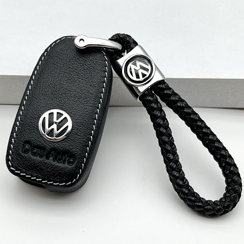 Adequado para 17/18/20 Volkswagen C-TREK colar chave caso capa chave do carro chaveiro controle remoto caso protetor