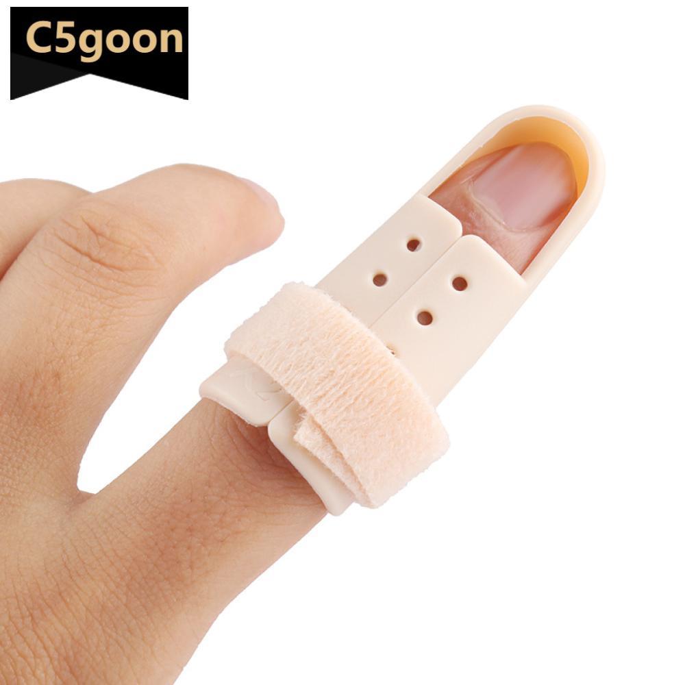 C5GOON 1Pc Plástico Mallet DIP Dedo Suporte Cinta Tala Proteção Conjunta Lesão A3G2