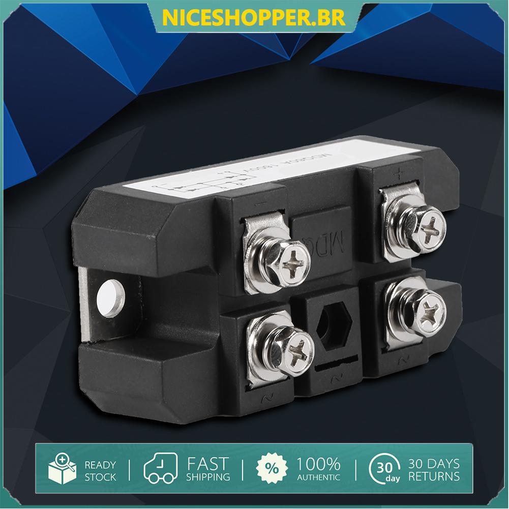 niceshopper.br Módulo Ponte Retificadora Monofásica Aumotop 60A de Alta Potência com Boa Dissipação de Calor para