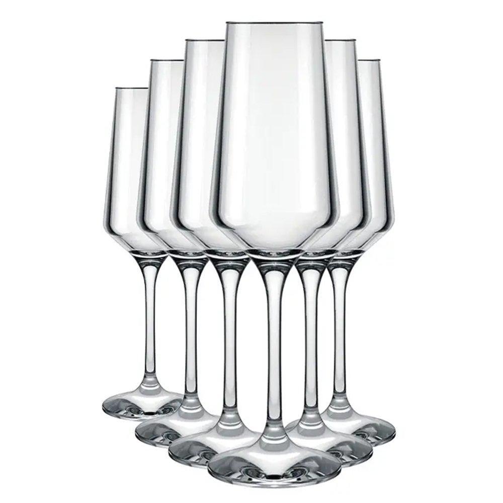 Conjunto de Taça Nadir Brunello Champanhe 7831 225ml - Embalagem com 12 Peças