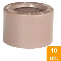 Bucha de Redução Plastilit Soldável Curta 50 x 40mm Embalagem com 10 Unidades