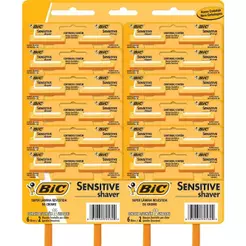 Aparelho Bic Sensitive Shaver 12 Embalagens com 2 Unidades
