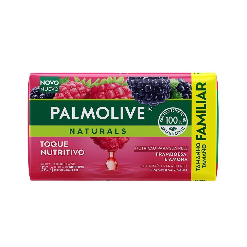 Sabonete Palmolive Naturals Segredo Sedutor Nutritivo Framboesa e Amora - 150g Embalagem com 12 Unidades