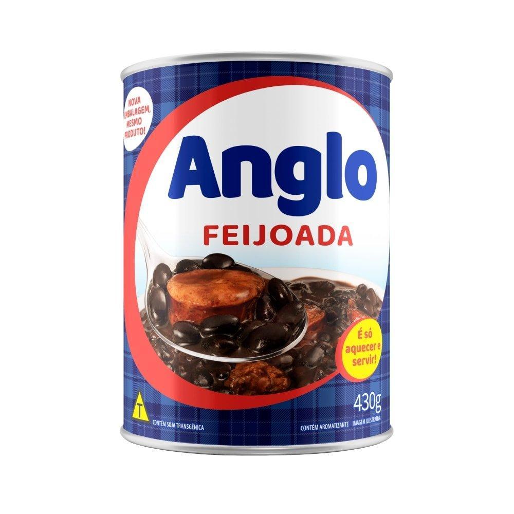 Feijoada em Lata Anglo 430g - Embalagem com 24 Unidades