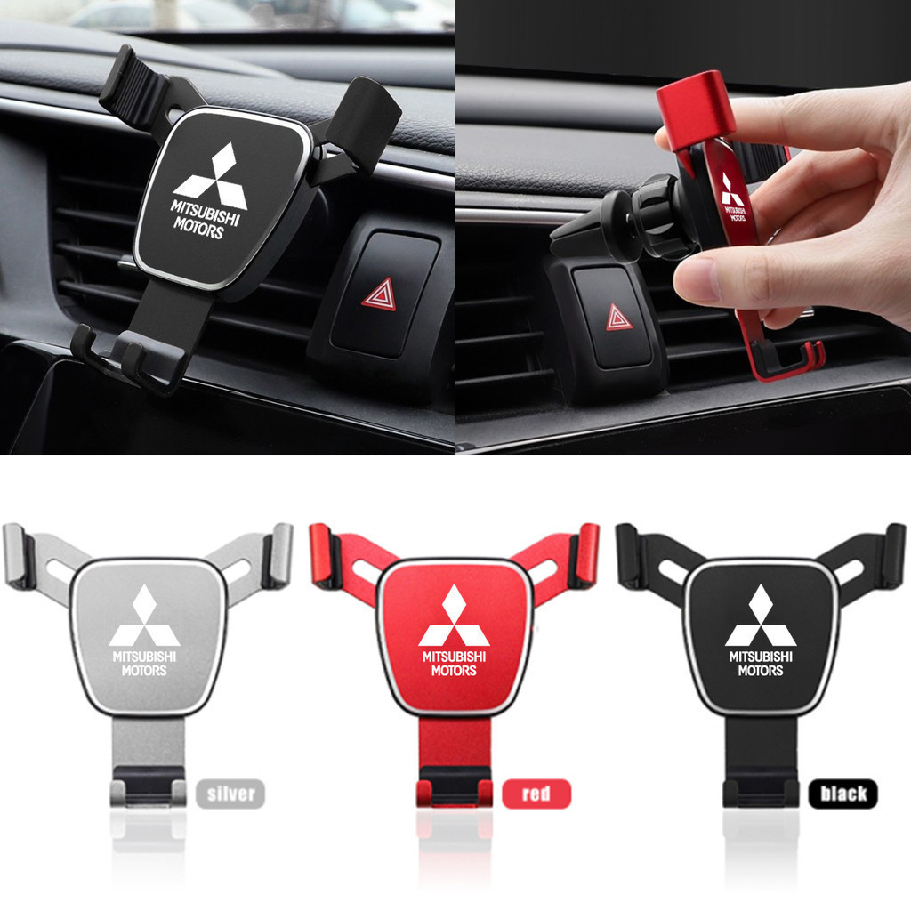 Suporte de Telefone com Fechamento Automático para Carro para Mitsubishi Lancer 9 10 ASX L200 Colt Pajero Outlander Ecli