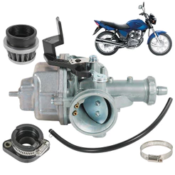 Kit Carburador Com Coletor Admissão Cg Titan 150 Ks Es Esd 2004 a 2008