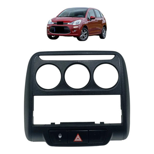 Moldura Radio Comando Som Citroen C3 2013 2019 9811337777