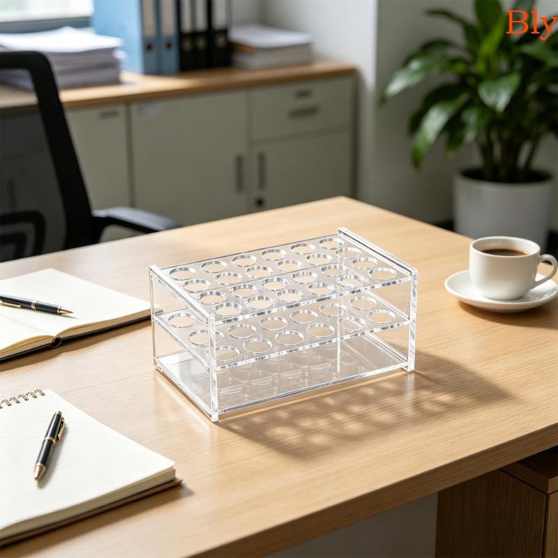 Suporte De Exibição De Tubo De Centrífuga Bly Para Rack Transparente De Vidro