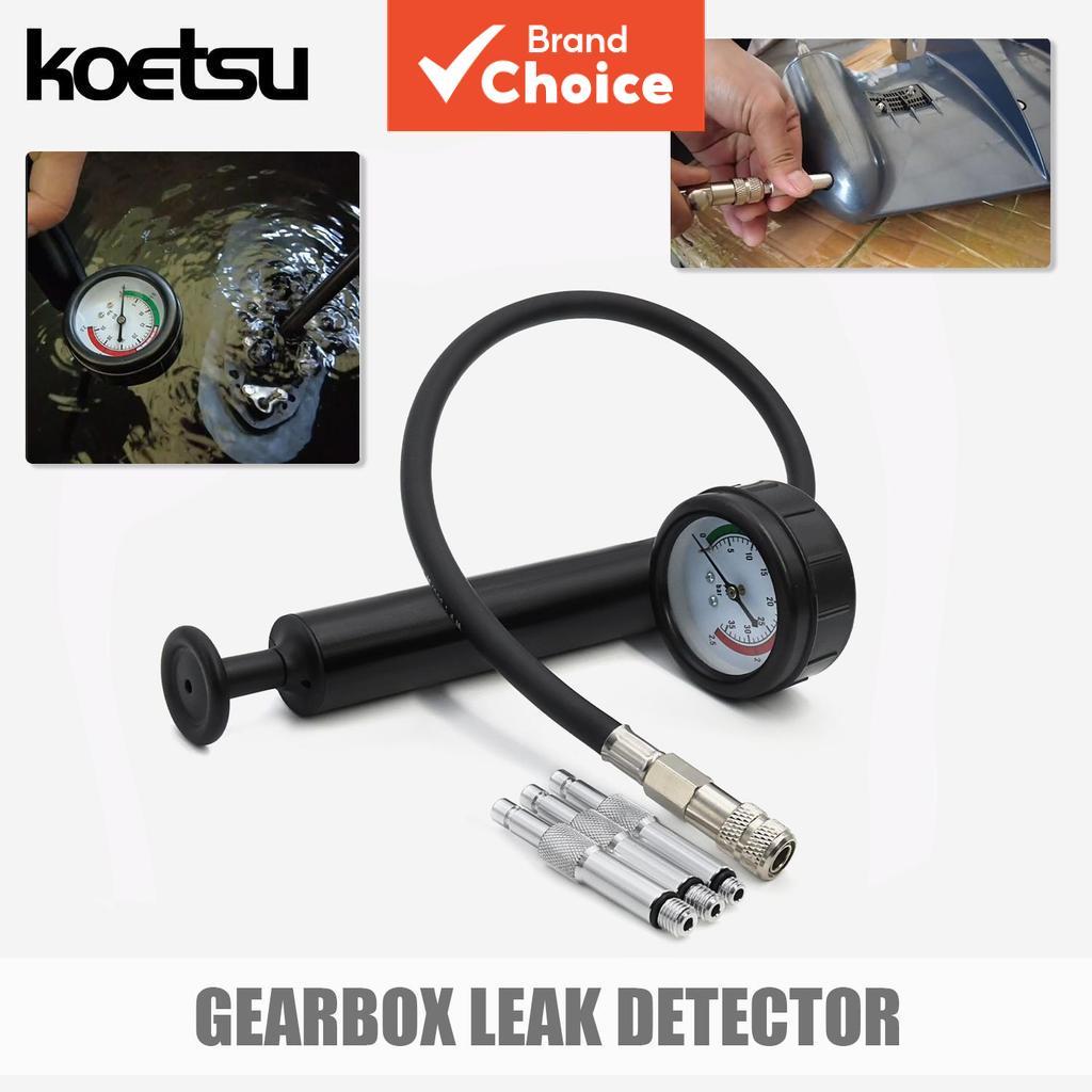 O Kit de Teste de Vazamento para Caixa de Transmissão KOETSU inclui conexões originais. Compatível com motores de popa