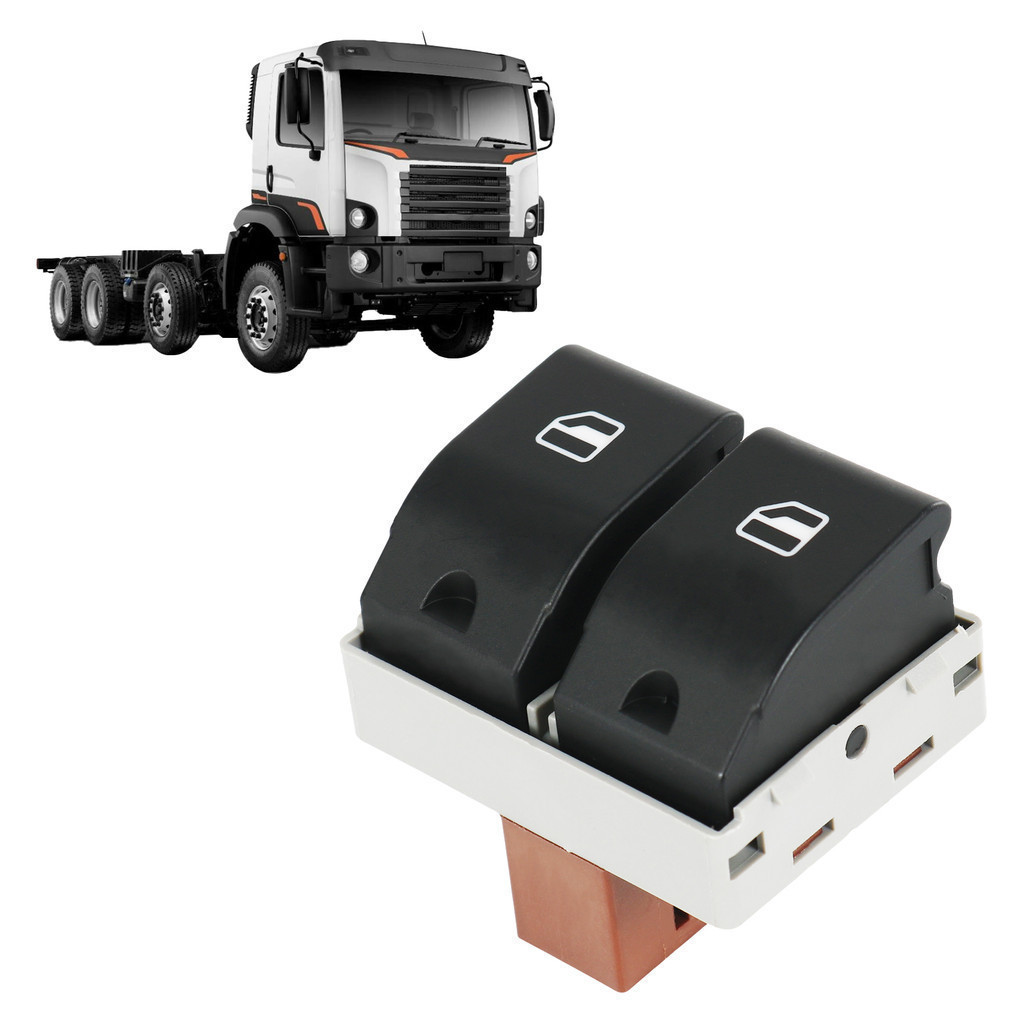 Botao Interruptor Vidro Eletrico Duplo Caminhão Volkswagen Constellation Lado Motorista