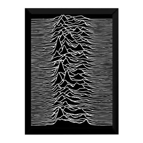 Quadro Decorativo Joy Division Unknown Pleasures Decoração Parede