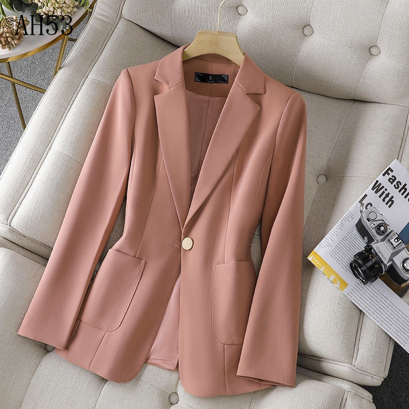 Blazer feminino sob medida com forro, tamanho grande, alongado, forrado, ajustado, preto, slim, casaco formal feminino,