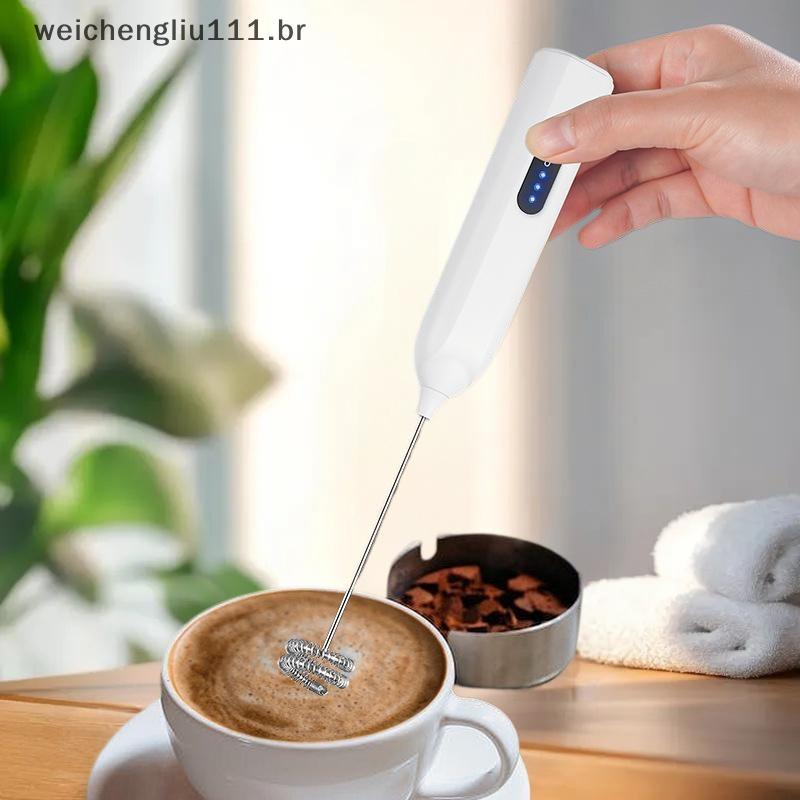 # weicheng 1 Peça Batedor De Leite Elétrico Portátil Ovos Espuma Cafeteira Liquidificador Misturador Mini Ferramenta De