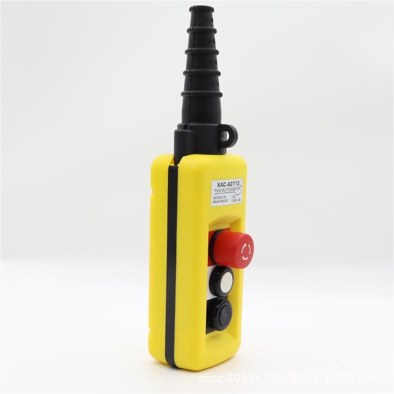 Interruptor de Controle por Botão para Talha Elétrica XAC-A2713, Interruptor de Controle Remoto para Guindaste de Veloci