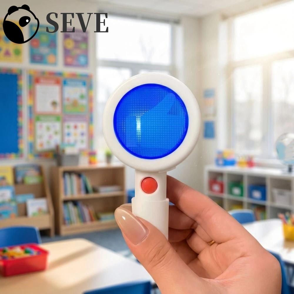 Brinquedo De Remo De Mão SEVE , Som Eletrônico De Dupla Face , Mini Cápsula Decoração De Mesa De Resposta De Voz