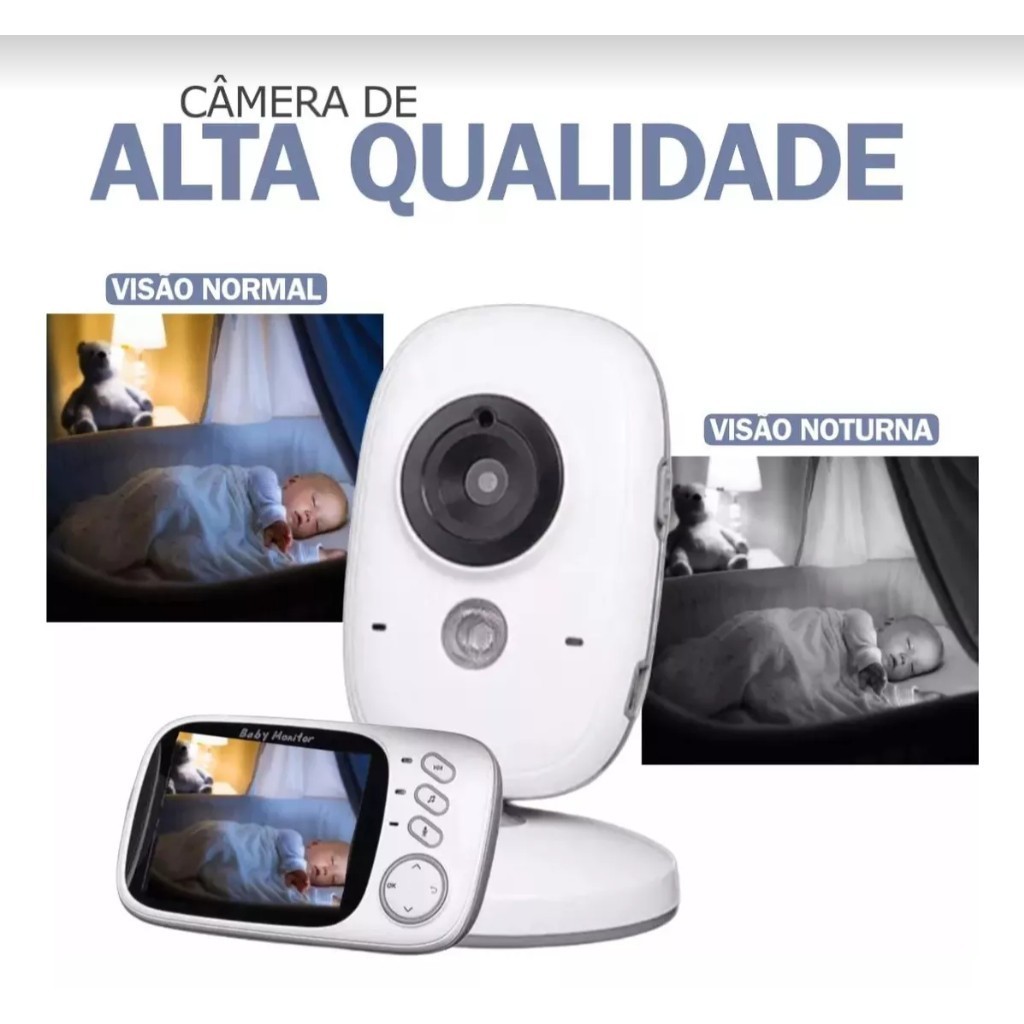 Baba Eletrônica VB603 Com Monitor Visão Noturna, Câmera c/ Audio Sensor de Temperatura-itech — imagem 2 de 2