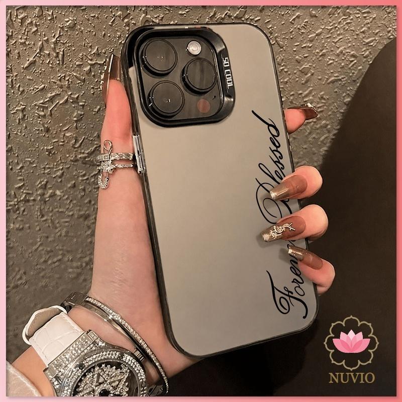 Capa De Telefone IMD estilo artístico Instagram Forever Blessed Compatível Com IPhone 17 16 13 11 12 14 15 XR XS MAX Plu