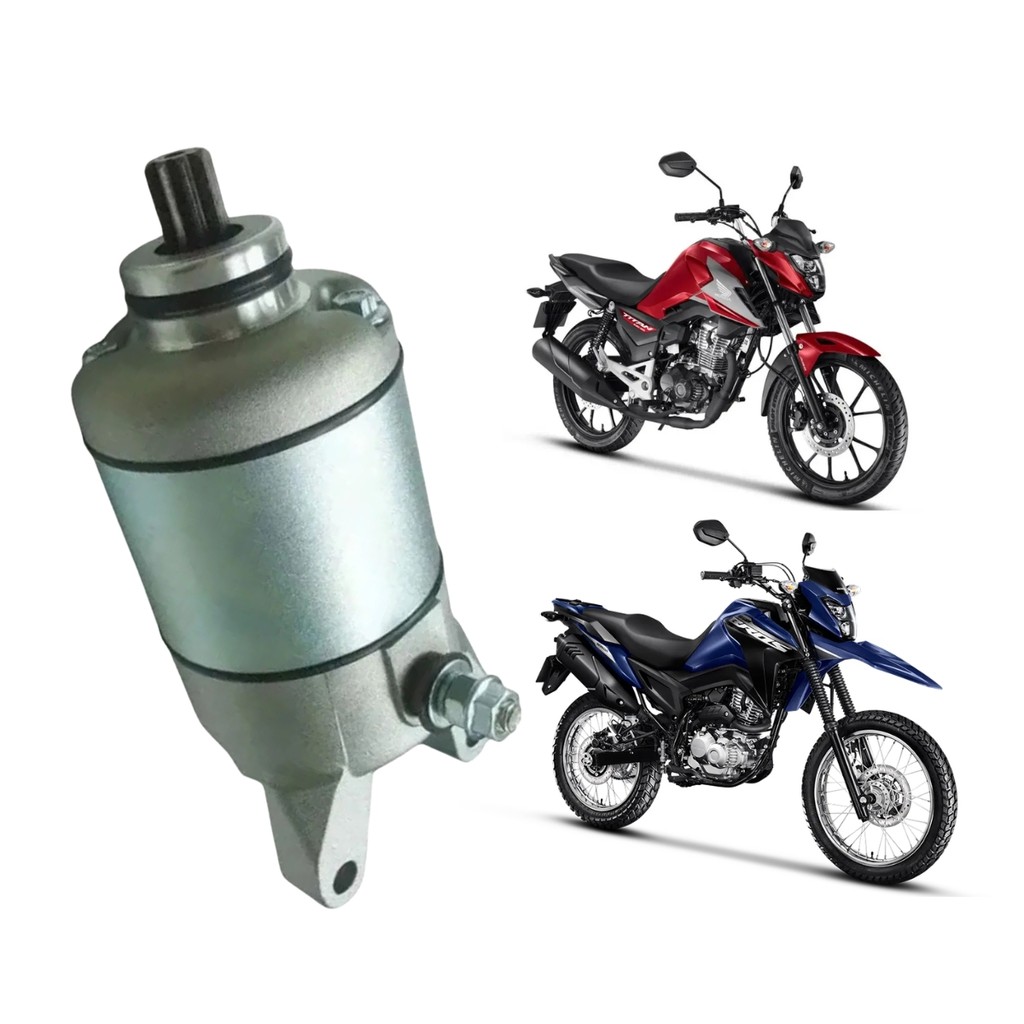 MOTOR DE PARTIDA CG 160 BROS 160 SPEC 1o LINHA ORIGINAL IMPORTADO