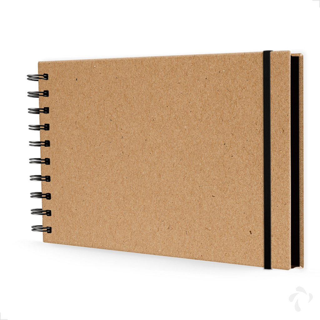 Scrapbook Álbum de Fotos Caderno Criativo C/ Capa Dura Kraft em Oferta na Shopee