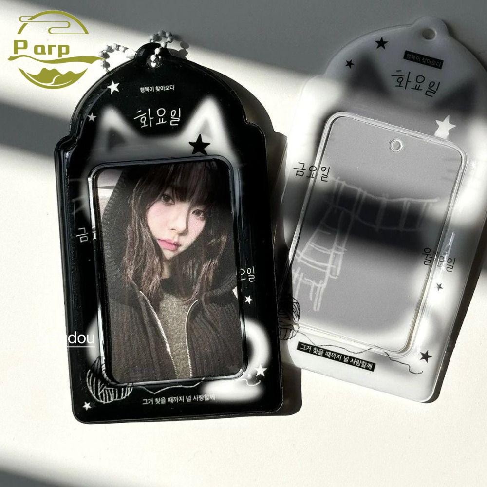 PARPERTY1 Photocard , Suporte Para Cartão Fotográfico De Gato Preto Armazenamento De Fotos De 3 Polegadas , Capa Multifu