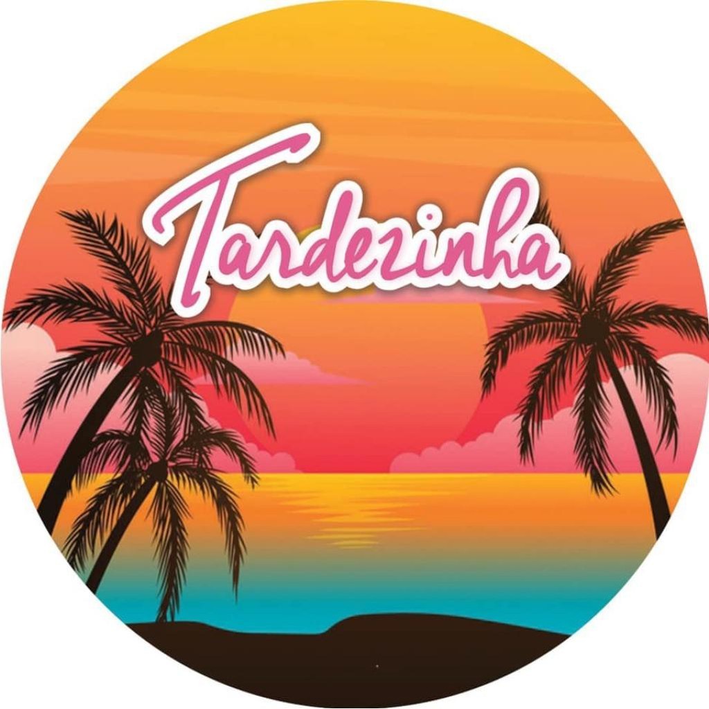 Painel Redondo Tecido Sublimado Tardezinha 1,50m em Oferta na Shopee