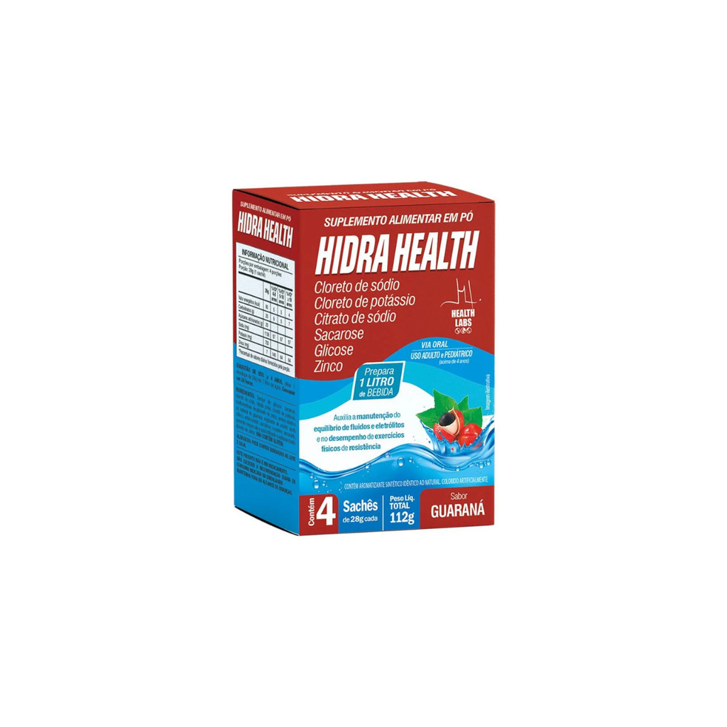 Hidra Health 4 Saches 28g Guarana em Oferta na Shopee