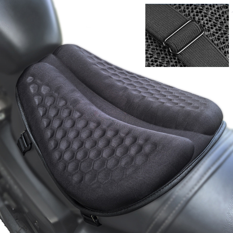 Almofada De Assento De Gel Para Motocicleta, Absorção De Choque, Respirável E Confortável  para todas as estações em Oferta na Shopee