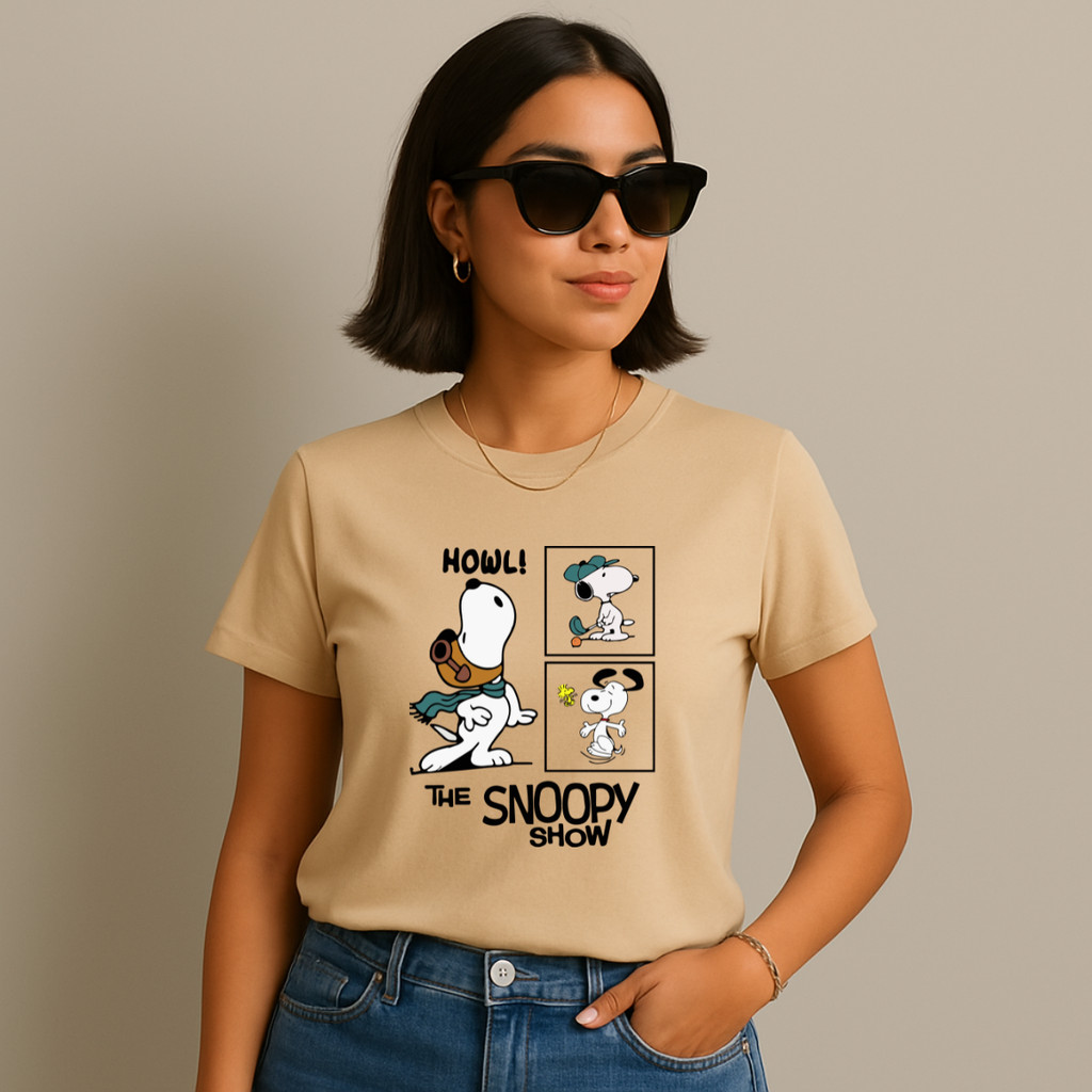 T-Shirt Baby Look The Snoop Show 100% Algodão CKM SHOP