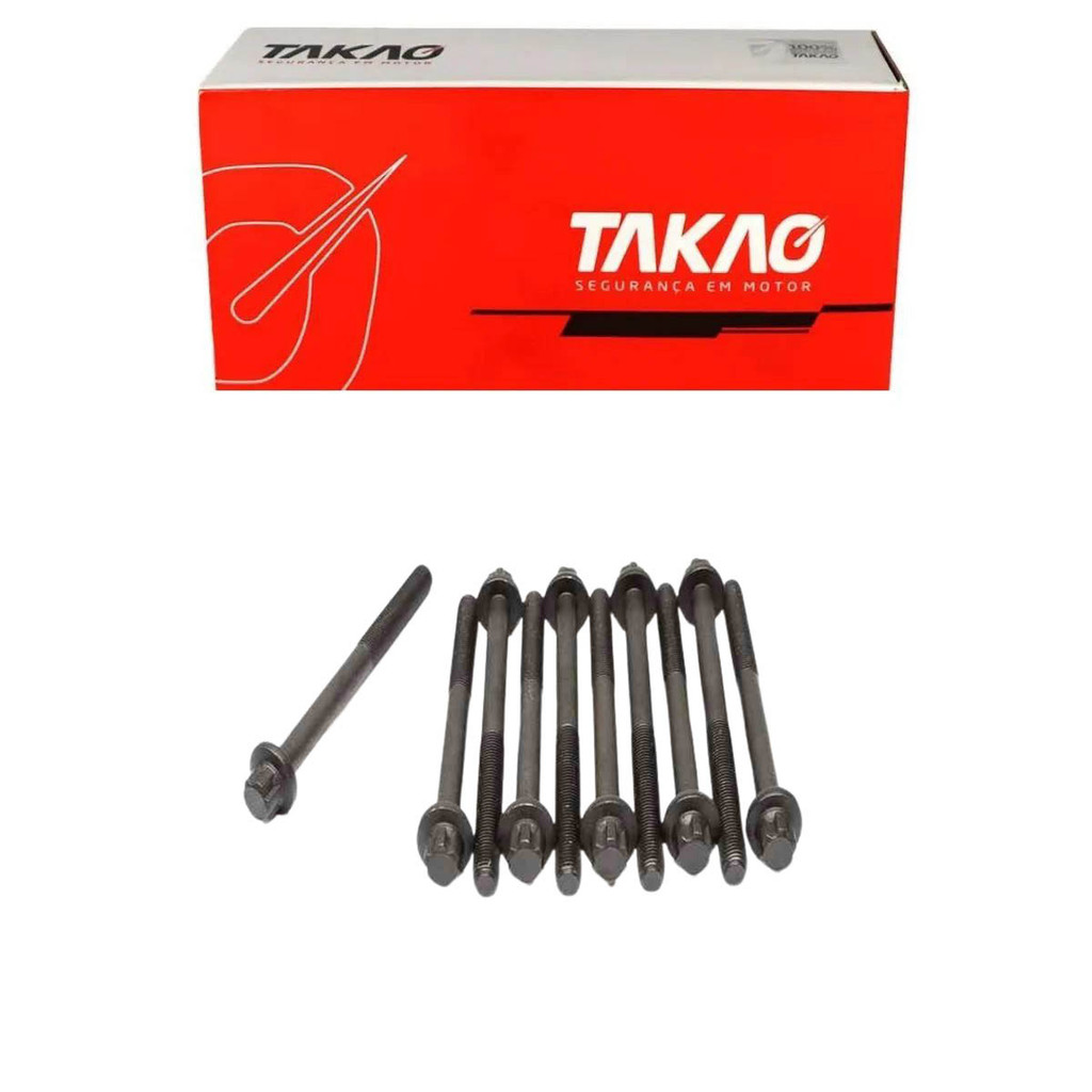 Parafuso Cabeçote (Jg) Sentra 2.0 16V 2007 A 2012 / Xtrail 2.0 16V 2008 A 2015 / Sentra Novo 2.0 16V 2013 A 2020