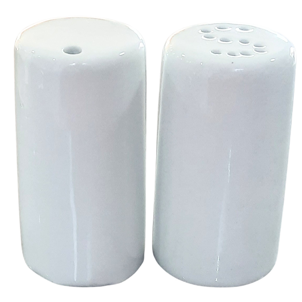 Kit Jogo Saleiro + Paliteiro de Mesa - Porcelana